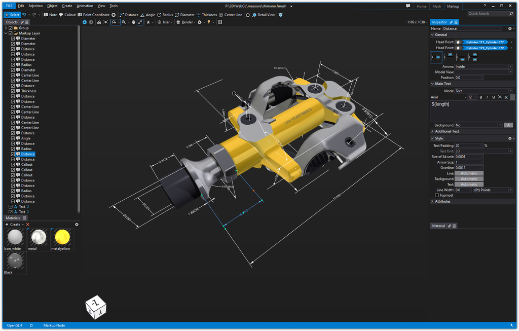 FinalMesh - Measurements