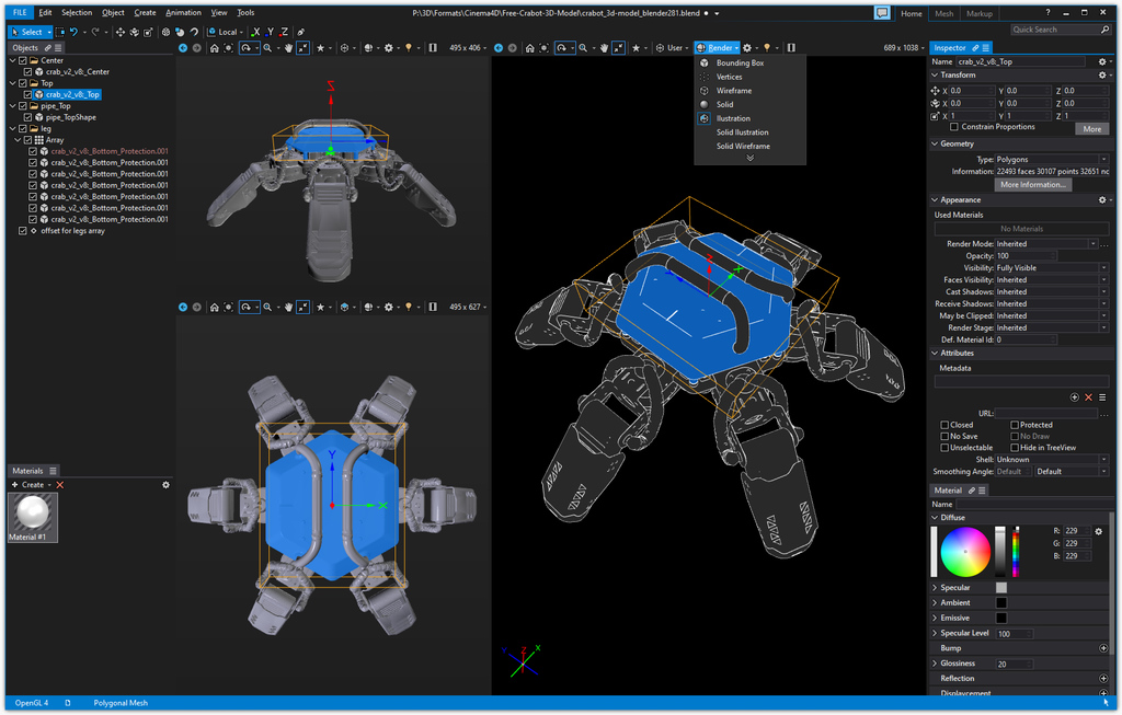 FinalMesh - User Interface